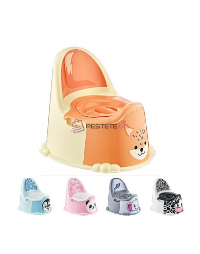 Детско гърне с капак животни